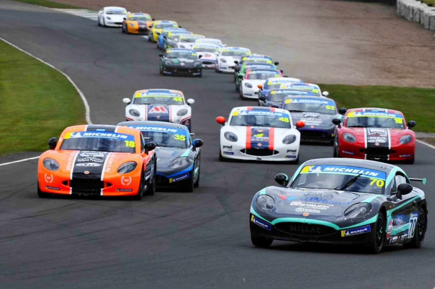 Millar, McNeilly And Voisin Share Knockhill Ginetta Junior Wins